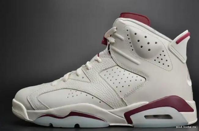 Maroon Retro Air 6 384664-116 Jordan white 0507